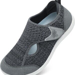 Womens Wide Diabetic Shoes Adjustable Barefoot Walking Shoes Breathable Zero Dro